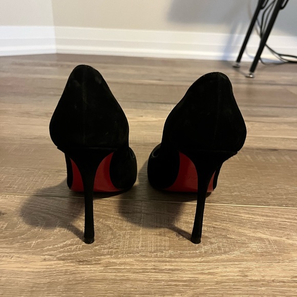 Louboutin Dolly 100 Suede Pumps - Picture 2 of 4